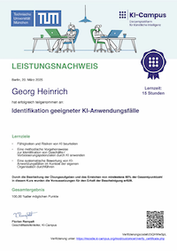 Identifikation geeigneter KI-Anwendungsf&auml;lle von KI Campus