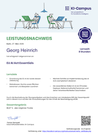 EU AI Act Essentials von KI Campus