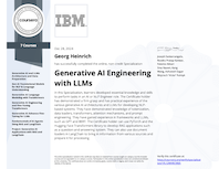 Natural Language Processing Zertifikat von coursera.org und IBM